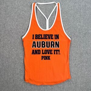 Auburn Tigers Victoria's Secret Tank Top Size Medium Racerback Sequin Y2K